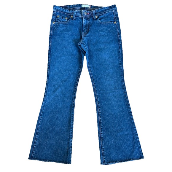 Levi  518 Super Low Bootcut Jeans With Raw Hem Size‎ 5 M - Picture 2 of 11